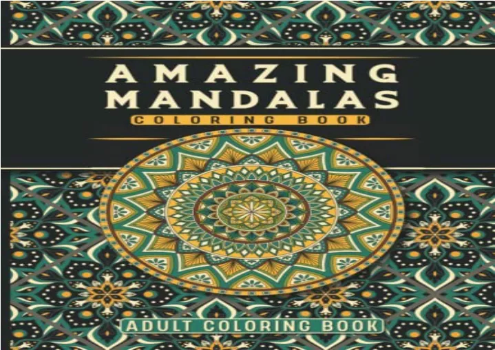 kindle online pdf amazing mandalas coloring book