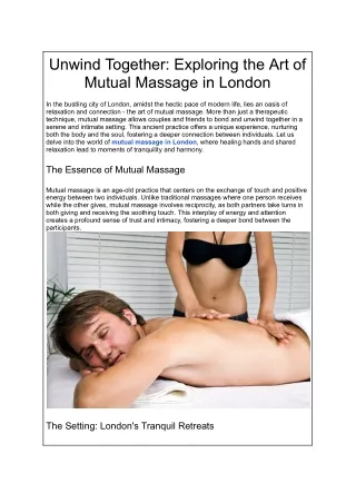 Unwind Together_ Exploring the Art of Mutual Massage in London