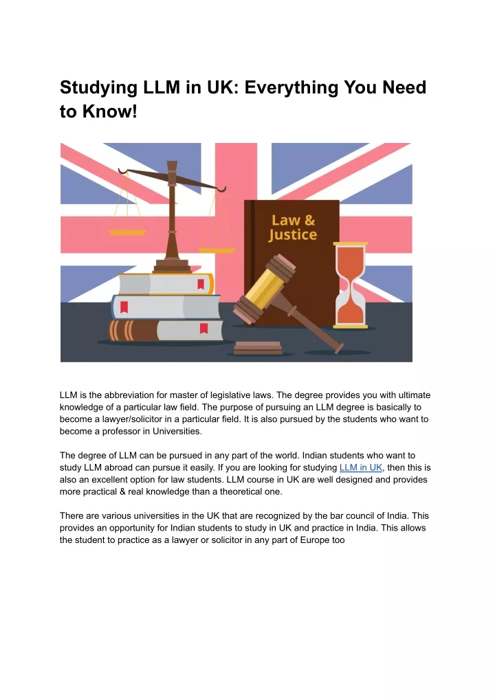 studying llm in uk everything you need to know