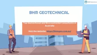 BHM Geotechnical- Geotechnical & Environmental Consultants in Sydney