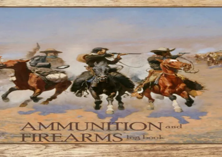 download ammunition and firearms log book