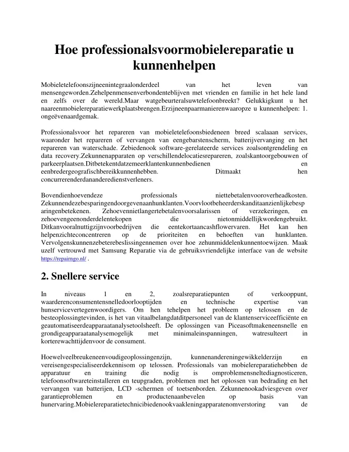 hoe professionalsvoormobielereparatie