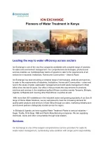 Ion Exchange Kenya - slide 1