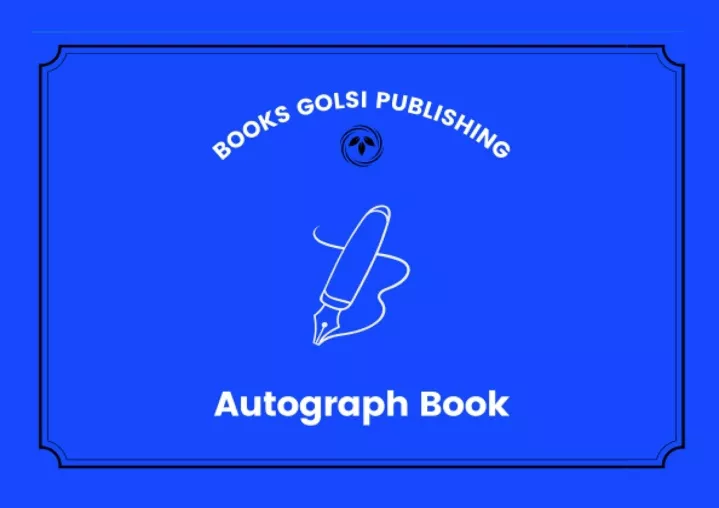 download autograph book signatures blank pages