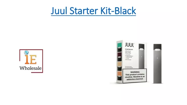 juul starter kit black