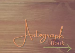 Download PDF AUTOGRAPH BOOK Signatures Blank Scrapbook Memorabilia Album Gift Keepsake Memory Book Favorite sport stars