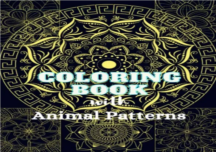 download pdf animal coloring book for adult