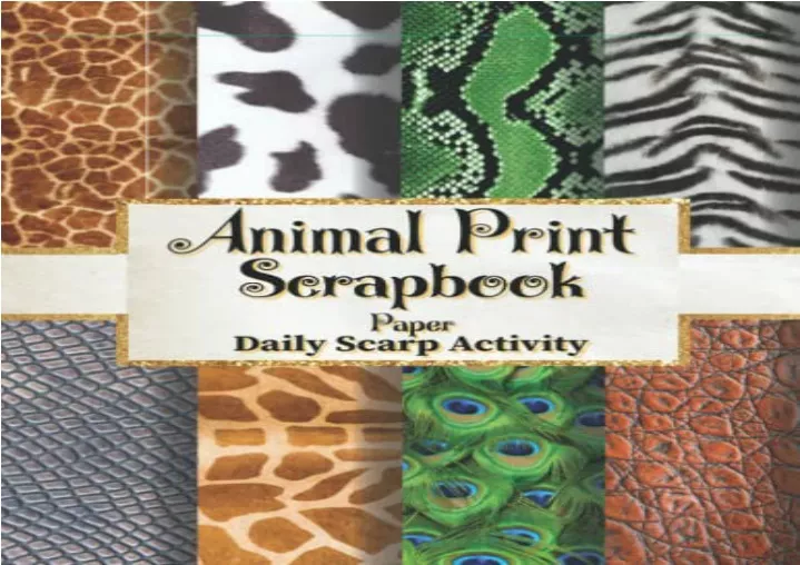 kindle online pdf animal print scrapbook paper