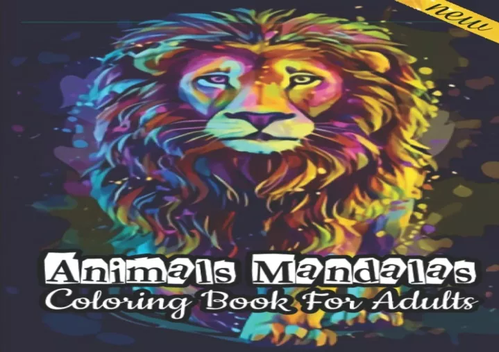 ebook download animals mandalas adult coloring