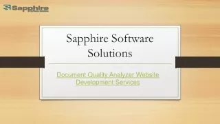 sapphire software solutions