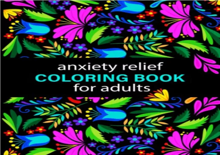 pdf read online anxiety relief coloring book