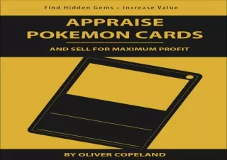 Ebook download Appraise Pokemon Cards And Sell For Maximum Profit for android