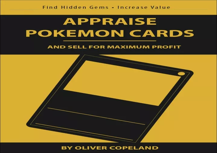 ebook download appraise pokemon cards and sell