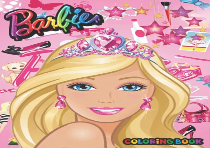 download pdf barbie coloring book perfect