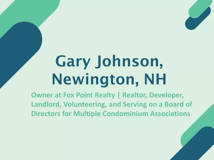 gary johnson newington nh owner at fox point