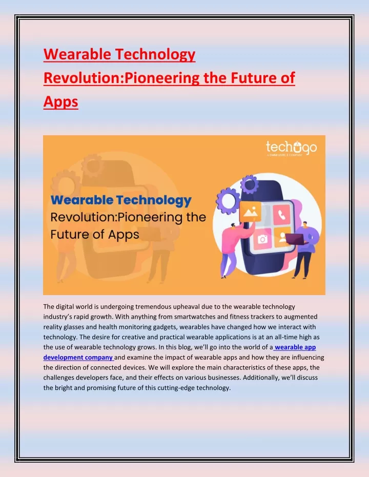 wearable technology revolution pioneering