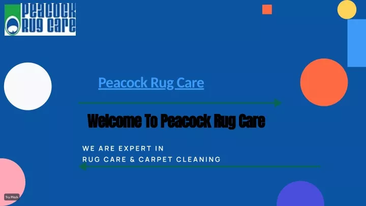 peacock rug care
