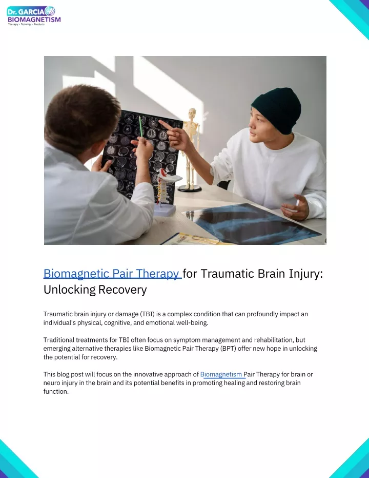 biomagnetic pair therapy for traumatic brain