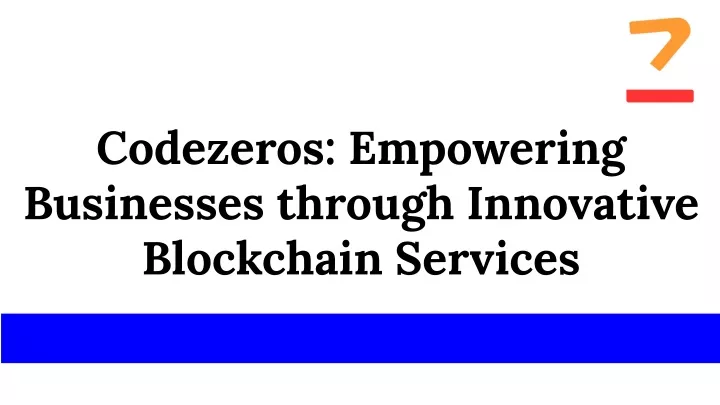 codezeros empowering businesses through