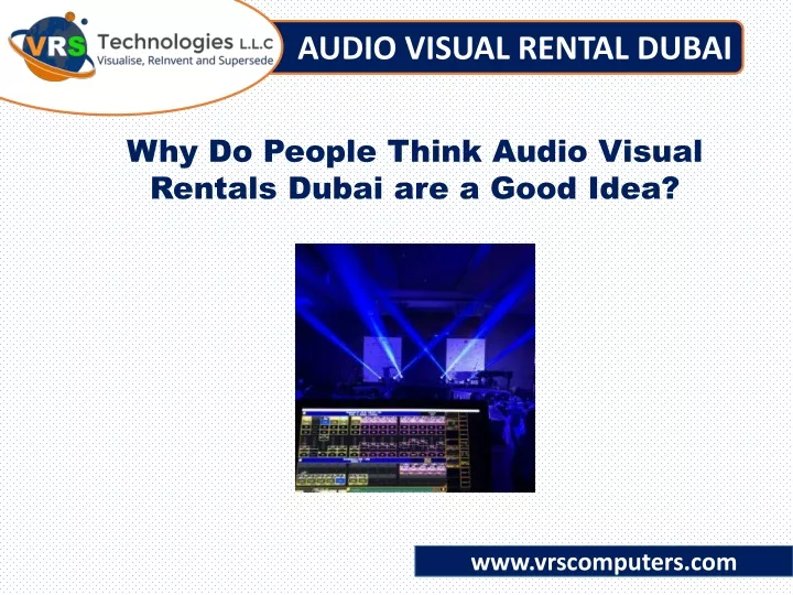 audio visual rental dubai