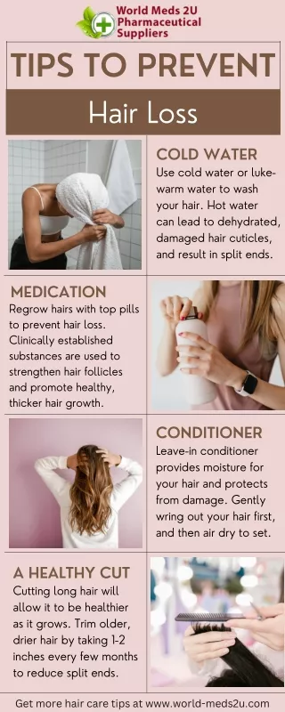 Tips to Prevent Hair Loss | World-meds2u