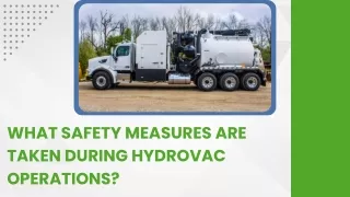 Equipment And Technology Used In Hydrovac Services