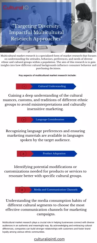 Targeting Diversity Impactful Multicultural Research Approaches