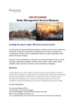 Ion Exchange Malaysia - slide 1