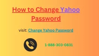 Yahoo password change