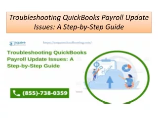 troubleshooting quickbooks payroll update issues