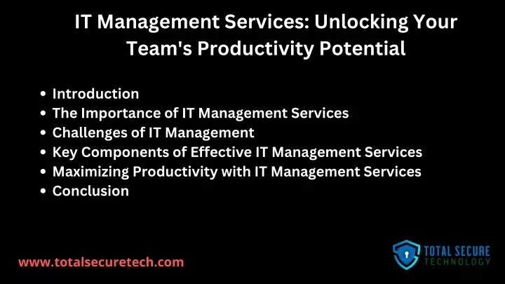 it management services unlocking your team