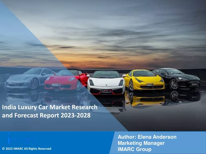 india luxury car market research and forecast