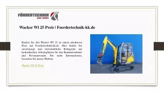 Wacker Wl 25 Preis  Foerdertechnik-kk.de