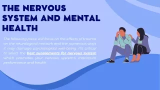 the nervous system and mental health