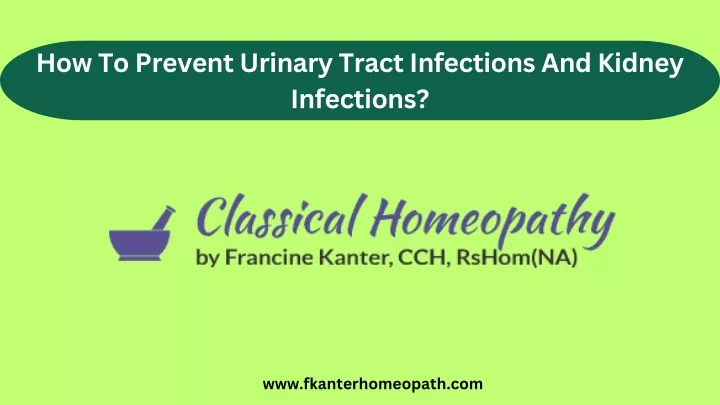 how to prevent urinary tract infections
