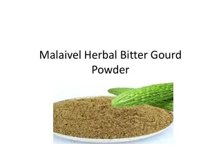 Bitter Gourd Powder