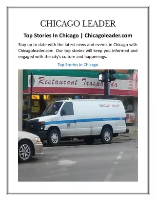 Top Stories In Chicago  Chicagoleader