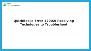 quickbooks error 12002 resolving techniques