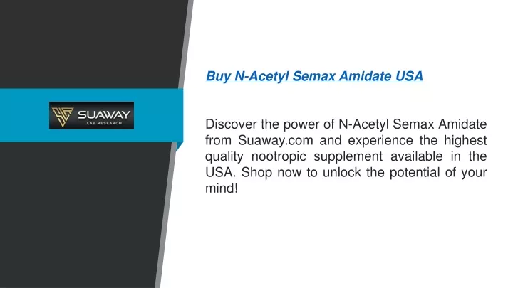 buy n acetyl semax amidate usa discover the power