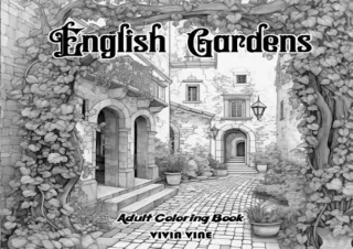 PDF Download English Gardens Adult Coloring Book