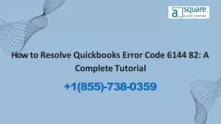 how to resolve quickbooks error code 6144 82 a complete tutorial