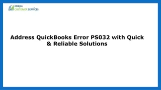 address quickbooks error ps032 with quick