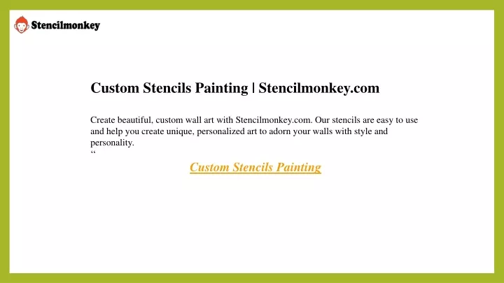 custom stencils painting stencilmonkey com create