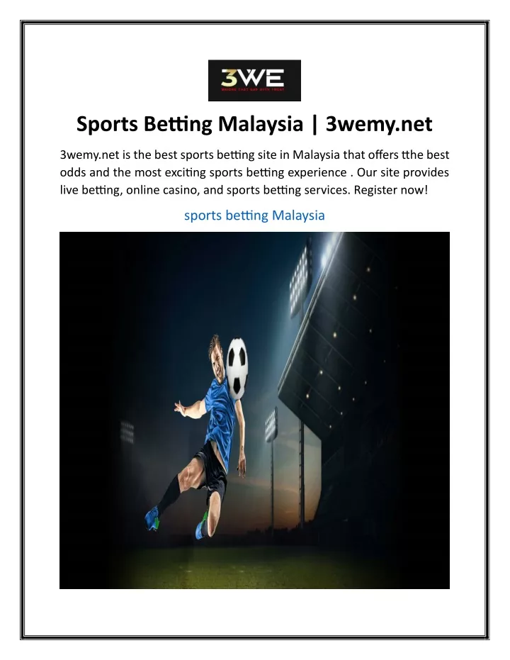 sports betting malaysia 3wemy net