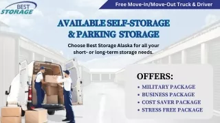 At Low Cost Anchorage Self-Storage Units at Best Storage Alaska