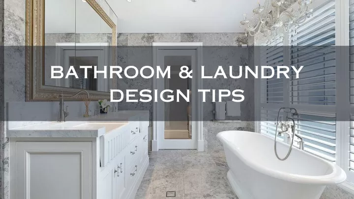 bathroom laundry design tips