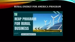 Ultimate Guide to Maximizing Savings with the Rural Energy for America Program