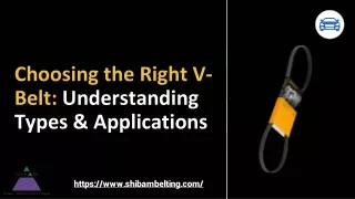 Choosing the Right V-Belt_ Types & Applications