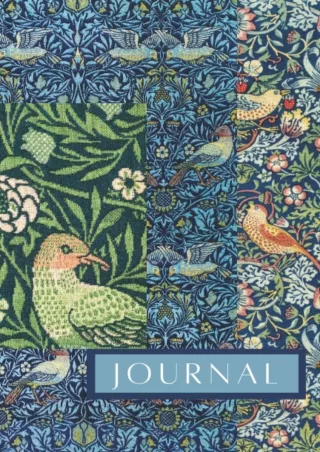 DOWNLOAD/PDF Journal: The Library Collection: Beautiful Vintage William Morris Art Illustration Notebook For Writers and