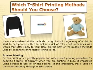 T-shirt printing near me